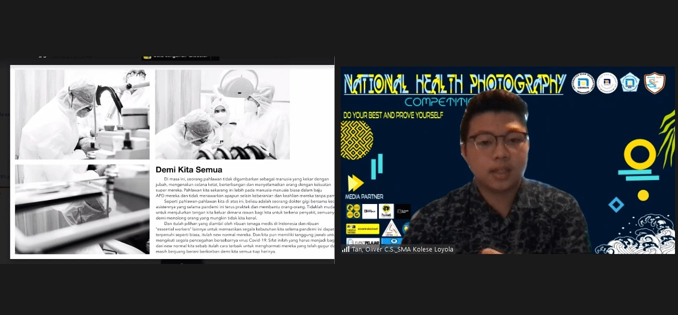 Sesi Presentasi oleh Peserta Lomba National Health Photography